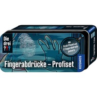 KOSMOS Die drei ??? Fingerabdrücke-Profiset, Detektiv-Sets XL-Dose mit Profi-Pinsel und 2 Fingerabdruckpulvern