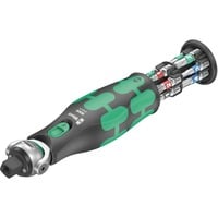 Wera 8009 Zyklop Pocket Set 1, 13-teilig, Bit-Satz schwarz/grün, Umschaltknarre für 3/8", 1/4"