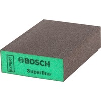 Bosch Expert S471 Standard Schleifblock, superfein, Schleifschwamm grün, 97 x 69 x 26mm