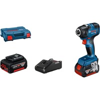 Bosch Professional Akku-Schlagschrauber GDR 18V-200 Professional, 18Volt blau/schwarz, 2x Li-Ionen Akku 4,0Ah, L-Case
