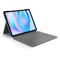 Logitech Combo Touch, Tastatur grau, DE-Layout, Scherenmechanik, für iPad Air 13" (M2 und M3)