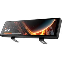 Ocypus Sigma ES916, Monitor 23.3 cm (9.16 Zoll), schwarz, Einbau im PC-Gehäuse oder als eigenständiger Desktop-Monitor.