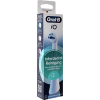 Oral-B Oral-B iO Interdental Reinigung 2er, Aufsteckbürste weiß, Zahnseideähnliche Reinigung