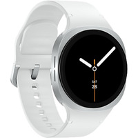 SAMSUNG Galaxy Watch8, Smartwatch silber, 40 mm, Sport Band S/M