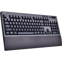 Thermaltake W1 WIRELESS, Gaming-Tastatur titan/schwarz, DE-Layout, Cherry MX Red