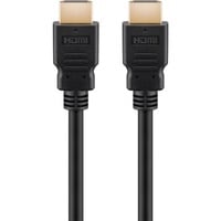 goobay Ultra High-Speed HDMI Kabel mit Ethernet, HDMI 2.1 schwarz, 2 Meter