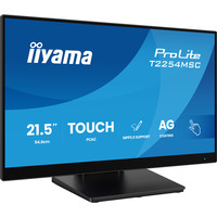 iiyama ProLite T2254MSC-B2AG, LED-Monitor 54.6 cm (21.5 Zoll), schwarz (matt), FullHD, IPS, Touchscreen, USB-Hub, 100Hz Panel