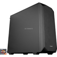 ALTERNATE Gaming-PC Silent Edition • RTX 4060 Ti • AMD Ryzen™ 5 7500F • 16 GB RAM schwarz/transparent, Windows 11 Home 64-Bit
