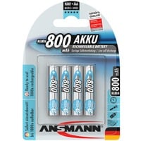 Ansmann maxE 800mAh NiMh, Akku silber