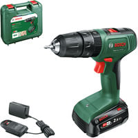 Bosch Heimwerken & Garten Akku-Schlagbohrschrauber EasyImpact 18V-38 grün/schwarz, Li-Ionen Akku 2,0Ah, Koffer, POWER FOR ALL ALLIANCE