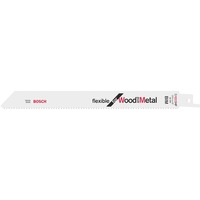 Bosch Professional Säbelsägeblatt S 1022 HF Flexible for Wood and Metal, 100 Stück Länge 200mm