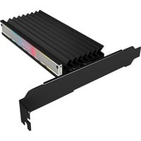 ICY BOX IB-PCI224M2-ARGB, Adapter schwarz