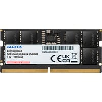 ADATA SO-DIMM 8 GB DDR5-5600 , Arbeitsspeicher schwarz, AD5S56008G-S, Premier Tray