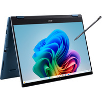 Acer Swift Spin 14 AI (SFSP14-Q51T-X0AS), Notebook kobaltblau, Qualcomm Snapdragon X Elite X2E-78-100, Qualcomm Adreno GPU, 16 GB LPDDR5, 512 GB (512 GB SSD), Windows 11 Home