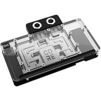 Alphacool Core RX 9070 XT Hellhound + Pure, Wasserkühlung transparent/chrom, inkl. Backplate