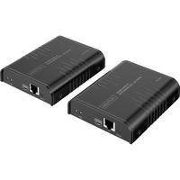 Digitus HDMI KVM IP Extender Set, KVM-Switch schwarz, 4K/60Hz