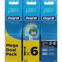 Oral-B Precision Clean 2+2+2 Pack FFS, Aufsteckbürste weiß