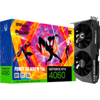 ZOTAC GeForce RTX 4060 Twin Edge OC SPIDER-MAN Across the Spider-Verse Generalüberholt, Grafikkarte DLSS 3, 3x DisplayPort, 1x HDMI 2.1