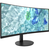 Acer Vero CB343CURJ0, LED-Monitor 86.4 cm (34 Zoll), schwarz, WQHD, VA, Curved, Webcam, Mikrofon, USB-Hub, 120Hz Panel