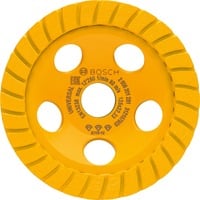 Bosch Diamant-Topfscheibe Best for Universal Turbo, Ø 125mm, Schleifscheibe Bohrung 22,23mm, für Beton- und Winkelschleifer