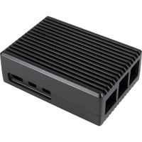 Inter-Tech ODS-739 Raspberry Alu Case, Gehäuse schwarz, für Raspberry Pi5