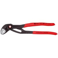 KNIPEX Cobra QuickSet Rohr- / Wasserpumpen-Zange 87 21 250 rot, Länge 250mm, für Rohre bis 2"