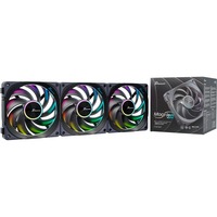 Seasonic MagFlow ARGB, Gehäuselüfter schwarz, 3-Fan Kit, 120 mm