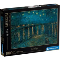 Clementoni Museum Collection: Van Gogh - Sternennacht über der Rhone, Puzzle 1000 Teile