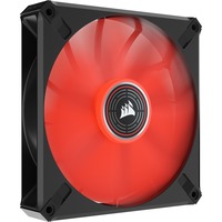 Corsair iCUE ML140 ELITE Red Premium 140x140x25, Gehäuselüfter schwarz/rot, Einzellüfter