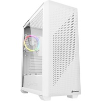 Sharkoon VS9 RGB , Tower-Gehäuse weiß, Tempered Glass
