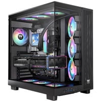Thermaltake View 380 XL TG ARGB , Tower-Gehäuse schwarz, Tempered Glass x 2