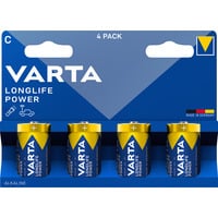 VARTA Longlife Power Batterie LR14, C (Baby) 4 Stück