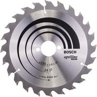 Bosch Professional PRO Wood Kreissägeblatt, Ø 190mm, 24Z Bohrung 30mm, für Handkreissägen