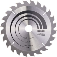 Bosch Professional PRO Wood Kreissägeblatt, Ø 235mm, 24Z Bohrung 30mm, für Handkreissägen