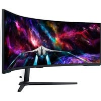 SAMSUNG Odyssey Neo G95NC S57CG954NU, Gaming-Monitor 145 cm (57 Zoll), weiß/schwarz, UWUHD, VA, AMD Free-Sync, G-Sync kompatibel, 240Hz Panel