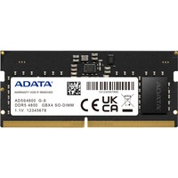 ADATA SO-DIMM 8 GB DDR5-4800   ECC, Arbeitsspeicher schwarz, AD5S48008G-S, Premier