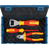 Bosch Professional PRO Handwerkzeug-Set in L-BOXX Mini, 3-teilig blau