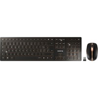 CHERRY DW 9100 SLIM, Desktop-Set schwarz/bronze, CH-Layout, SX-Scherentechnologie