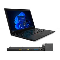 Lenovo ThinkPad L590 Generalüberholt, Notebook schwarz, Intel® Core™ i3-8145U, Intel® UHD Graphics 620, 16 GB DDR4, 1 TB (1 TB SSD), inkl. Docking CS18 Pro Dock40AH0135EU