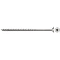 fischer Spanplattenschraube PowerFast II 5,0x120 Senkkopf TX 100 Stück, mit Teilgewinde, Edelstahl A2