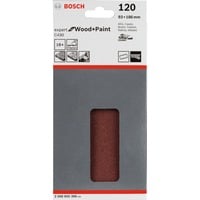 Bosch Schleifblatt C430 Expert for Wood and Paint, 93x186mm, K120 10 Stück, für Schwingschleifer