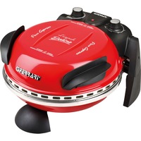 G3 Ferrari Delizia Pizzaofen G10006 rot, 1.200 Watt, für Pizza Ø 31cm