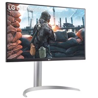 LG 27UP650P-W, Gaming-Monitor 68.4 cm (27 Zoll), silber/weiß, UltraHD/4K, IPS, AMD Free-Sync, HDR
