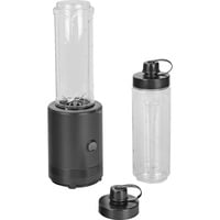 WMF KÜCHENminis Smoothie-to-go, Deep Black, Standmixer schwarz (matt), 300 Watt, Behälter 0,6 Liter