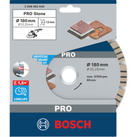 Bosch Professional PRO Stone Diamanttrennscheibe, Ø 180mm Bohrung 22,23mm