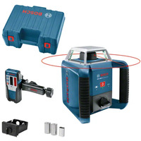 Bosch Professional Rotationslaser GRL 400 H Professional blau/schwarz, rote Laserlinie, im Koffer
