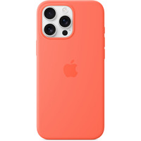 Apple Silikon Case mit MagSafe, Handyhülle orange, iPhone 16 Pro Max