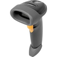 Digitus 2D Barcode Handscanner, Barcode-Scanner schwarz, mit Halterung, QR-Code kompatibel