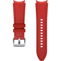 SAMSUNG Hybrid Leather Band, Uhrenarmband rot, Samsung Galaxy Watch4, 20 mm, M/L