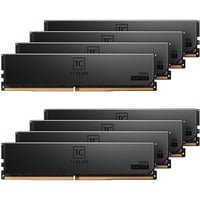 Team Group DIMM 128 GB DDR5-6000 (8x 16 GB) Octa-Kit ECC, Arbeitsspeicher schwarz, CTCMD5128G6000HC32AOC01, T-CREATE MASTER, Registred, INTEL XMP